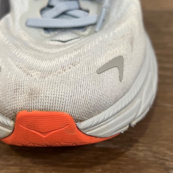 Hoka One Arahi 6 Women's Running Shoes Size 9.5B Blue/Orange - Picture 3 of 11